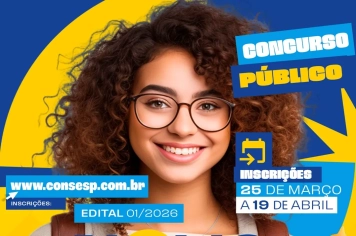 Concurso Público: Inscrições abertas