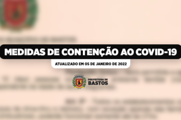 Novas diretrizes de contenção ao covid-19