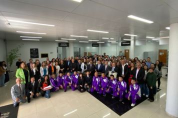 Comitiva de Engaru é recepcionada pelo prefeito e autoridades no Palácio 18 de Junho 
