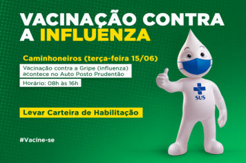 Vacinação contra gripe (influenza) para caminhoneiros