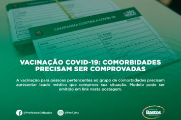 Vacinação covid-19 - Comorbidades