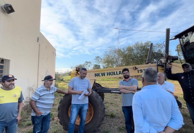 Tem início as obras na área do antigo matadouro de Bastos para a construção de um moderno frigorífico para o abate de bovinos.