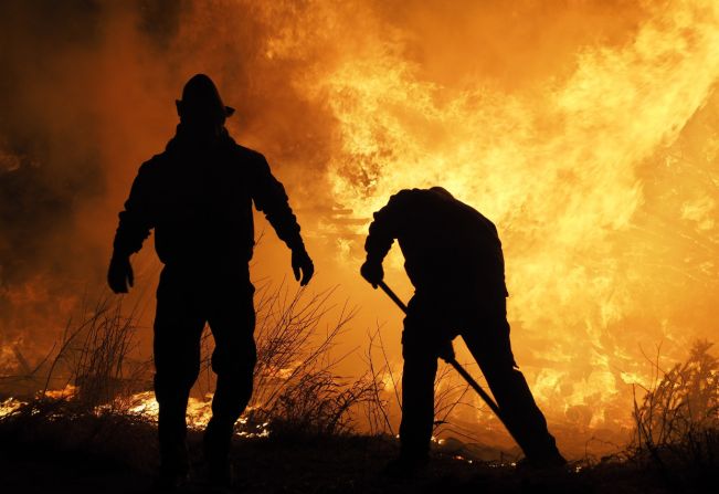 Brigada Municipal atua no combate à incêndio