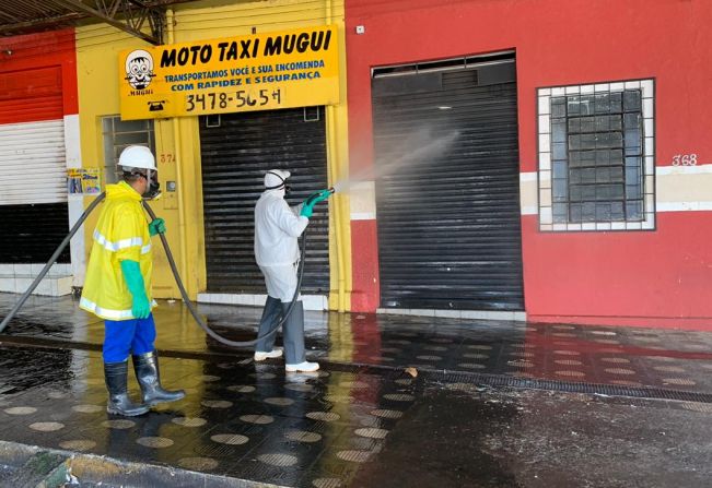 Cidade recebe higienização