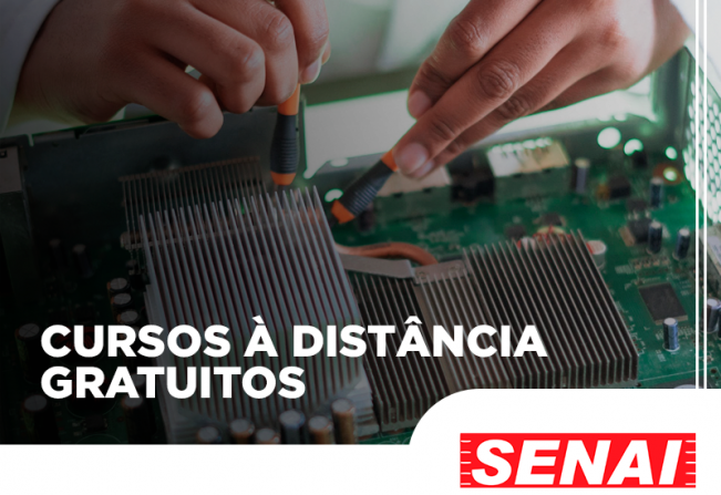 SENAI oferece cursos à distância