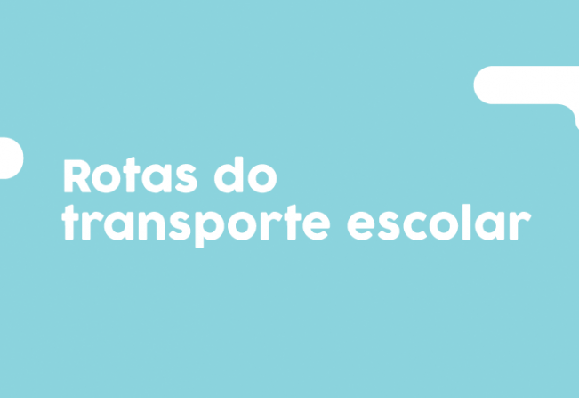 Rotas do transporte escolar