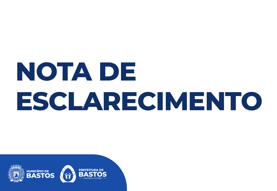 Nota de Esclarecimento