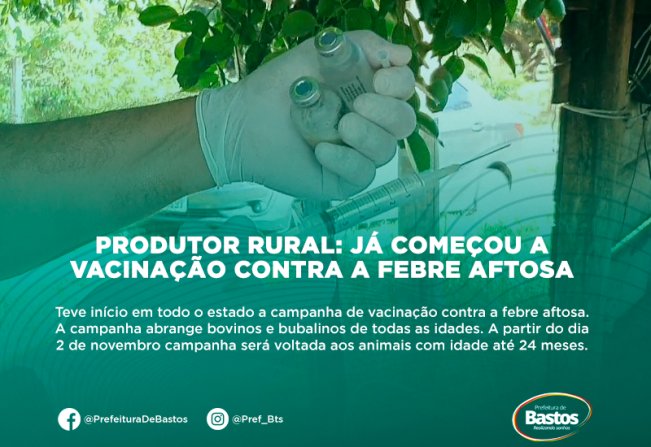 Vacinação contra a febre aftosa